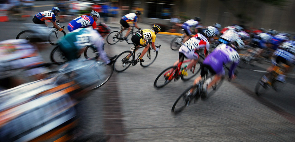 a cycling race