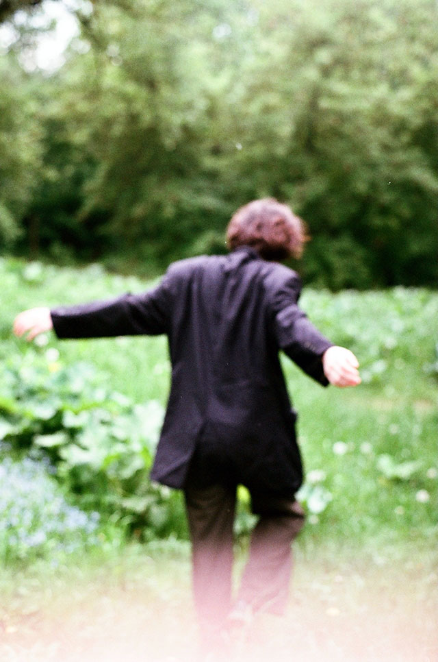 out of focus photo of a man